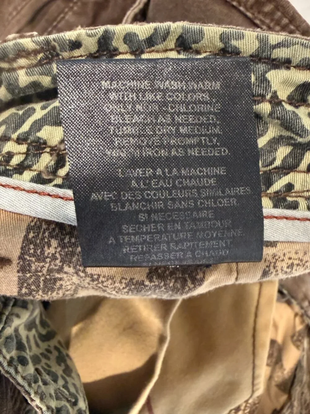 Volcom Stone Scout Y2K Retro Men’s Cargo Shorts Brown Size 34